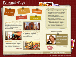 Personal Free Website Template