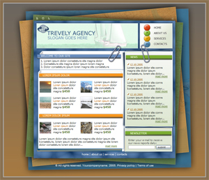 Travel, Vacation, Free Website Template
